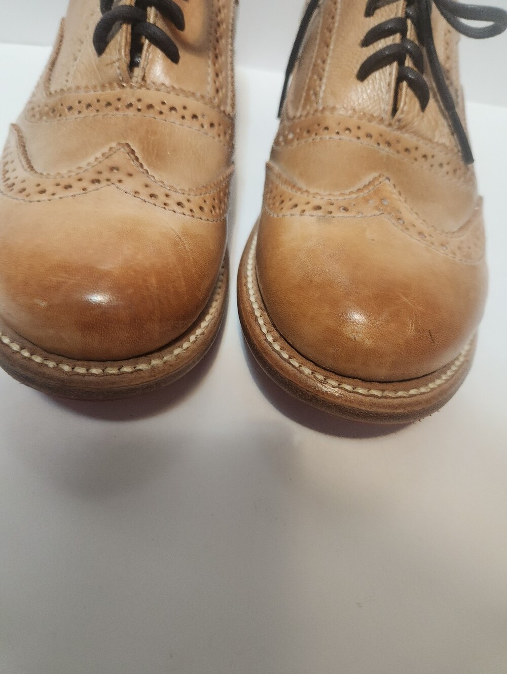 Bed Stu Leather Oxford Rustic Wingtips - Picture 8 of 13